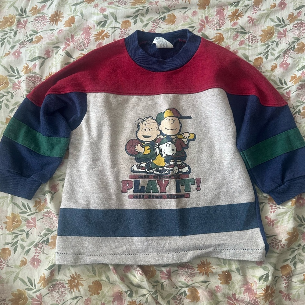 Kids vintage Peanuts Crewneck
